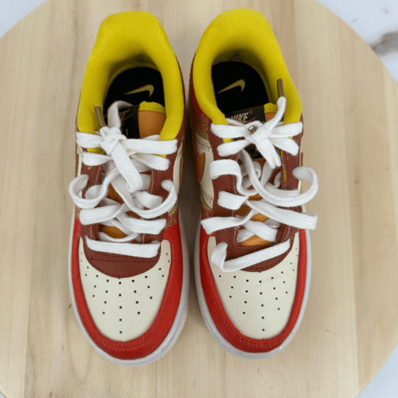 Nike Kids Air Force 1  Little Accra sneakers Size 12.5 Leather Limited Edition - Picture 4 of 12